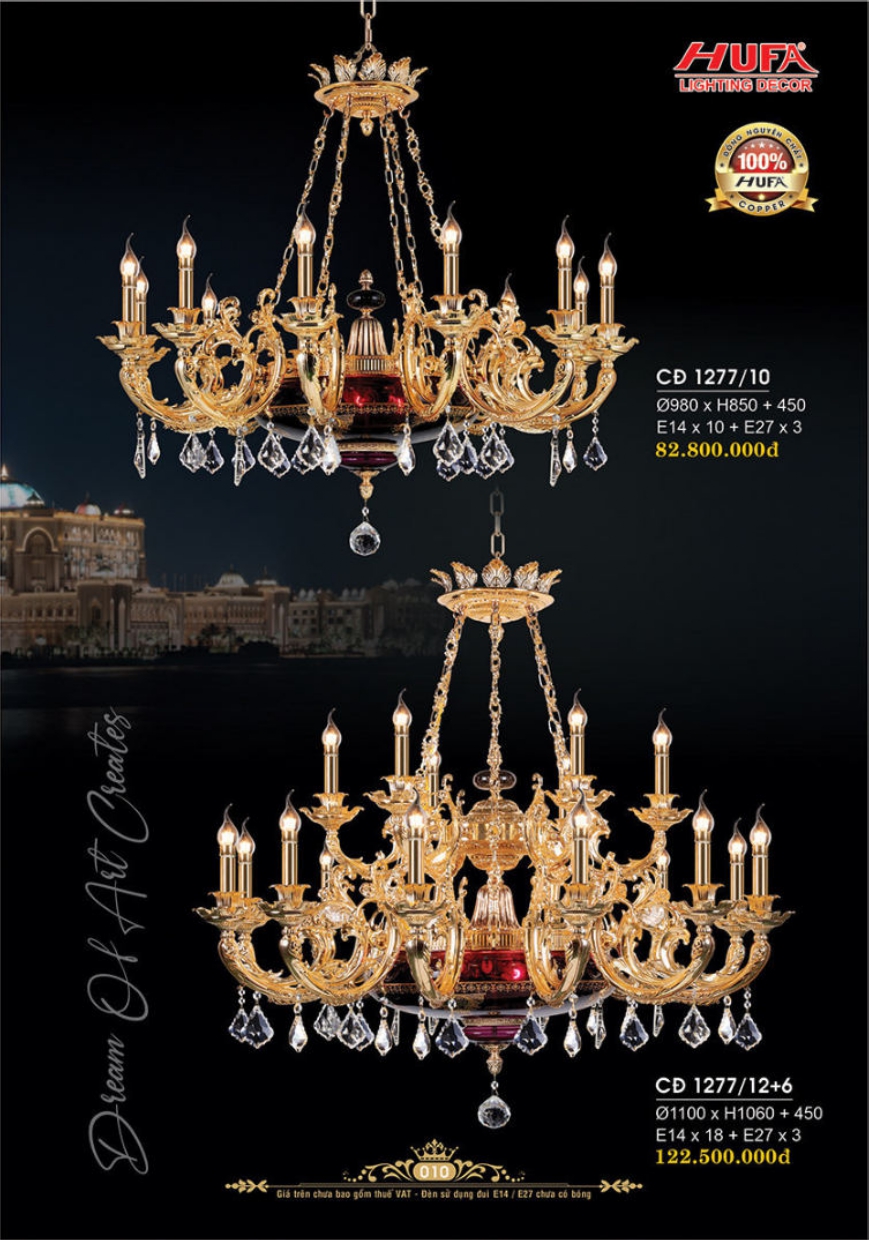 Bảng giá đèn trang trí HUFA